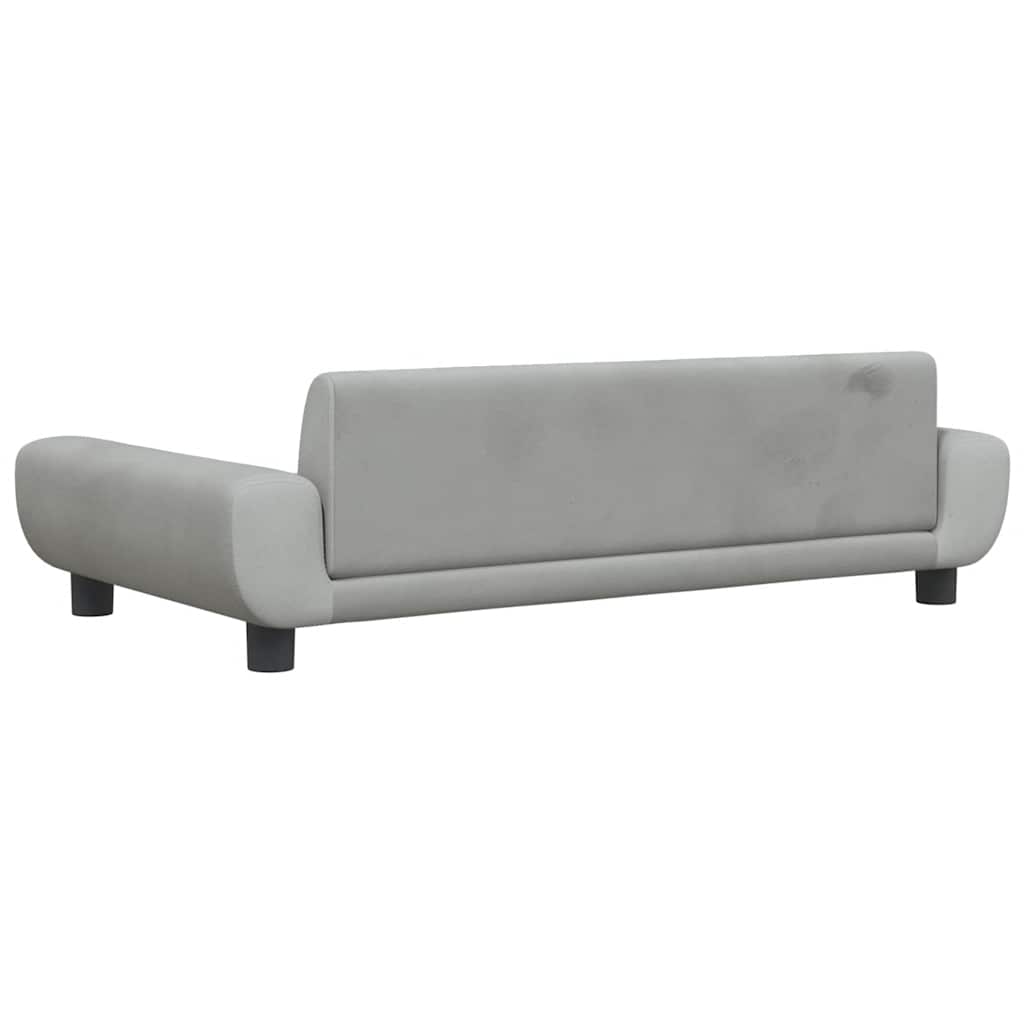 Luxus Hunde-Sofa mit Beinen – Erhöhter Schlafplatz aus Samt, stabil bis 50 kg, modernes Design