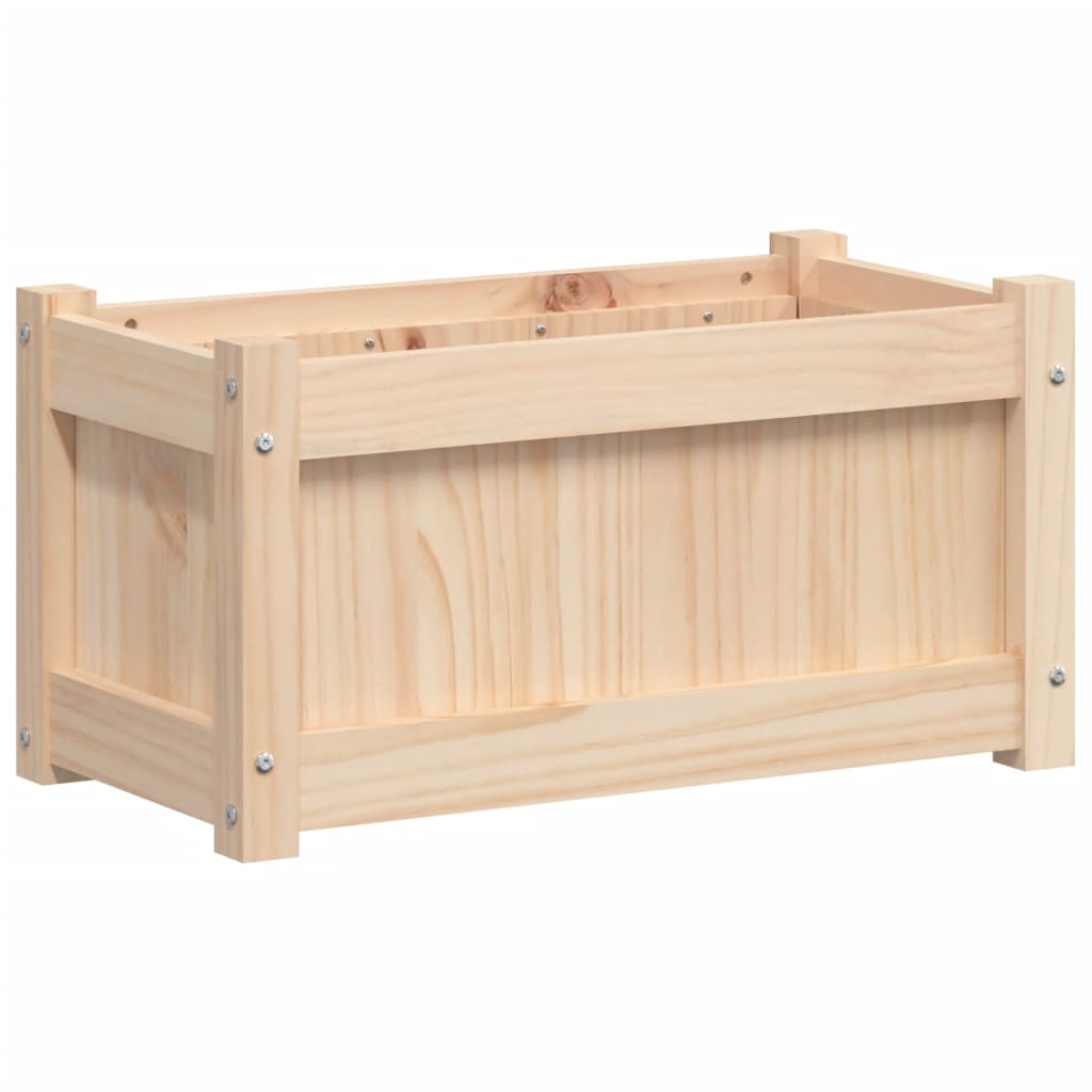 🌱 WOODLINE PLANTER – Natürlicher Holz-Pflanzkasten für Garten, Balkon & Terrasse