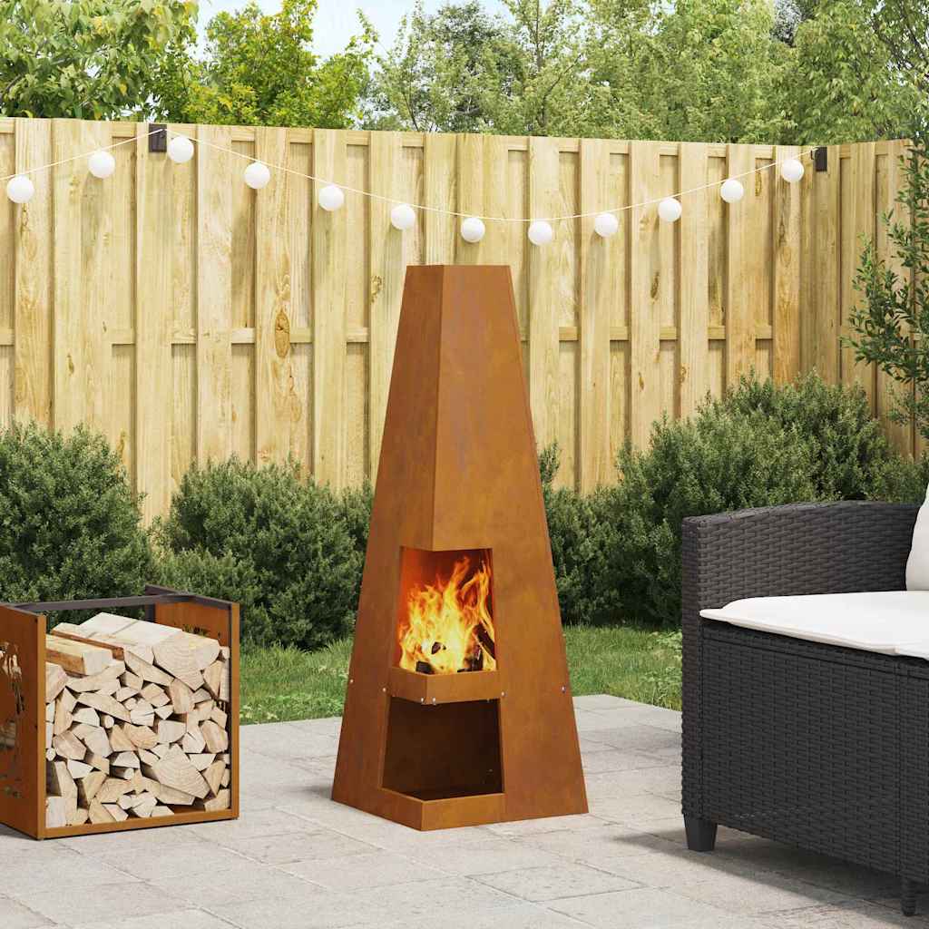 Feuerschale Garten – Wetterfest aus Stahl, 35/50 cm