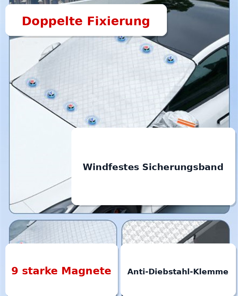 ❄️☀️ Premium Auto-Windschutzscheibenabdeckung – Ganzjahresschutz in Sekunden Mein Shop